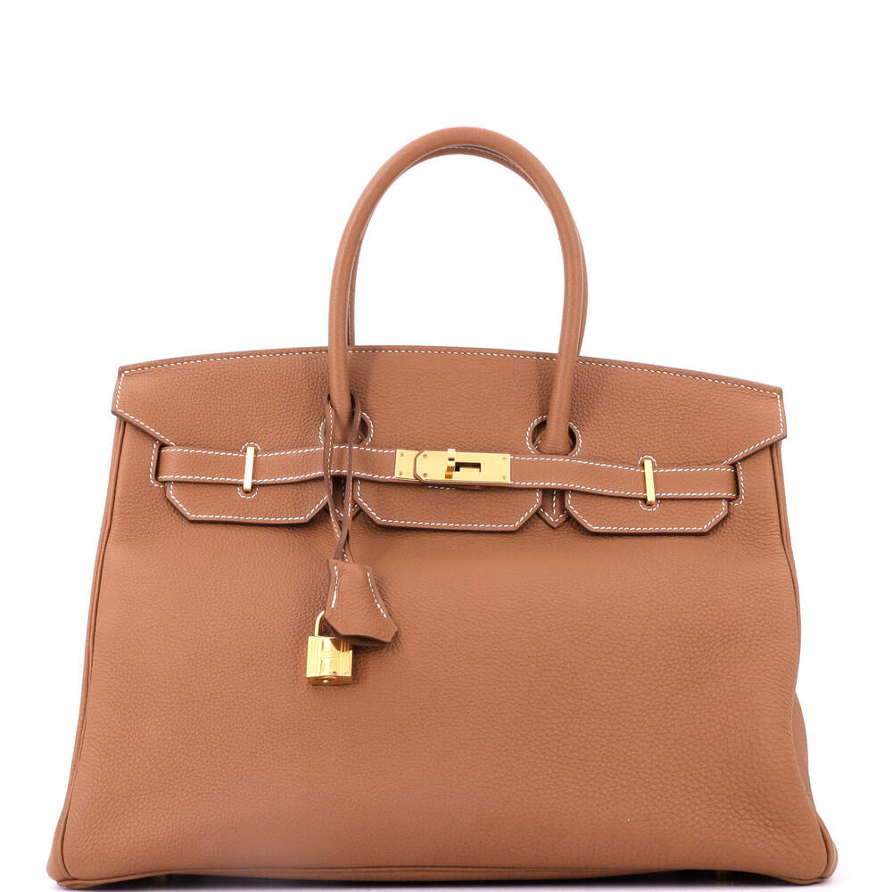 Hermes Birkin 35 Brown Togo with Gold Hardware